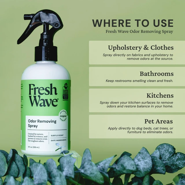 Alt view image 6 of 7 - Original Room and Fabric Air Freshener Spray, 2-Pk, 8 oz | Plant-based formula, Pet-safe and people-safe, Fabric and room deodorizer , For upholstery, carpets, shoes, and pet bedding