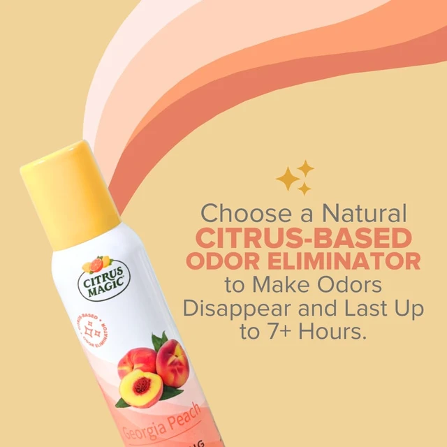 Alt view image 3 of 7 - Air Freshener Spray, Assorted Fragrances, 3 Ounce, Pack of 4 | Citrus-Based Odor Eliminator for Home, Up to 7 Hours of Freshness, Georgia Peach, Dragonfruit, Citrus & Sage, and Grapefruit