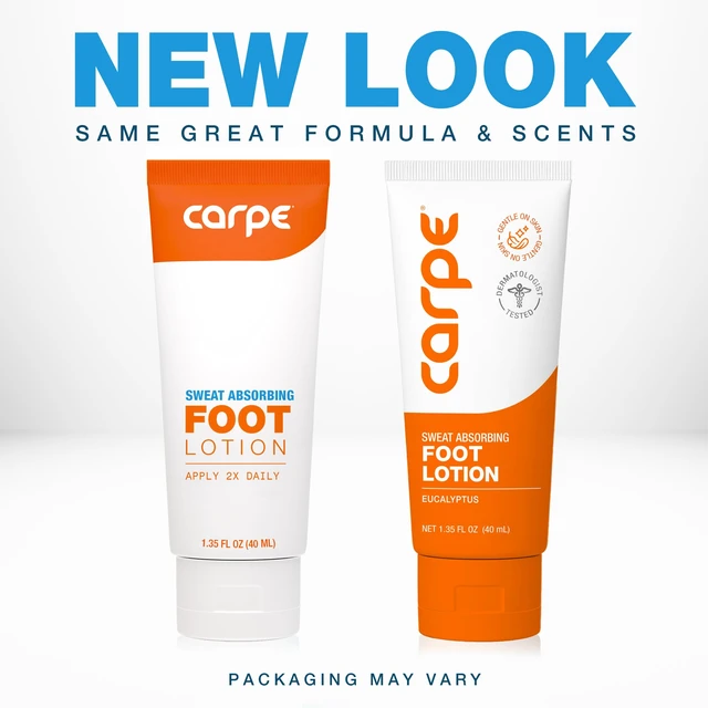 Alt view image 2 of 7 - Sweat Absorbing Foot Lotion, Eucalyptus - Fights Sweaty Feet | Dermatologist Recommmended Foot Lotion for Sweaty Feet, Fight Smelly Feet, Prevent Blisters, Quick Drying Eucalyptus Scent