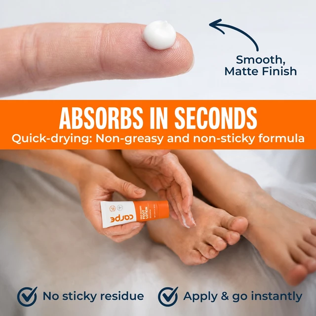 Alt view image 7 of 7 - Sweat Absorbing Foot Lotion, Eucalyptus - Fights Sweaty Feet | Dermatologist Recommmended Foot Lotion for Sweaty Feet, Fight Smelly Feet, Prevent Blisters, Quick Drying Eucalyptus Scent
