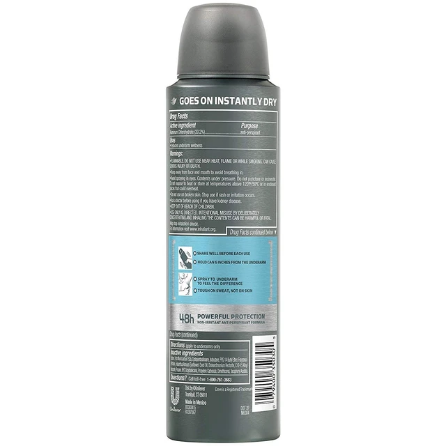 Alt view image 3 of 7 - Dry Spray Antiperspirant, Clean Comfort 3.8 oz (Pack of 3)
