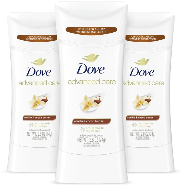 Main image of Advanced Care Antiperspirant Stick Vanilla & Cocoa Butter 2.6 oz 3PK | Advanced Care Antiperspirant deodorant with Pro-Ceramide Technology 72-hour odor control and all-day sweat protection