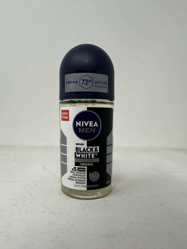 Alt view image 2 of 6 - Men Black & White Invisible Fresh Roll On Deodorant 50ml | 72H Anti-Perspirant Protection | No White Marks or Yellow Stains | Long-Lasting | Gentle on Skin | Travel Size for Men | 6-Pack