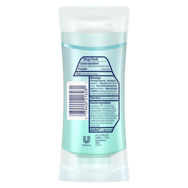 Alt view image 2 of 7 - Antiperspirant for Women Pure Clean 2.6 oz, Pack of 4 | Protects from Deodorant Stains
