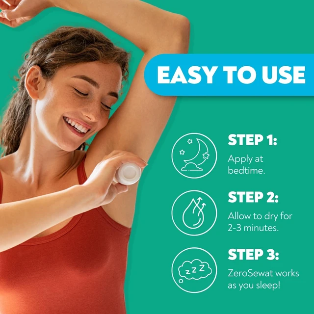 Alt view image 4 of 7 - Antiperspirant Deodorant Clinical Strength Hyperhidrosis Aid | Highest Strength Treatment Reduces Excessive Armpit Sweat and Odor, One Application Lasts Up to 7 Days, Made in USA