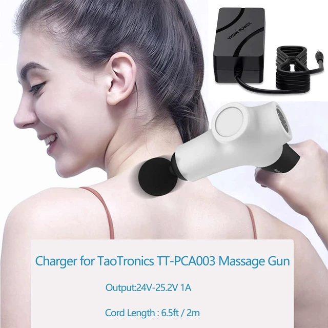 Alt view image 4 of 7 - 24-25.2V Massage Gun Charger for TOLOCO EM26 T11 Pro, Opove M3 Pro, Opove G3 Pro, Hyperice Hypervolt Muscle Power Cord