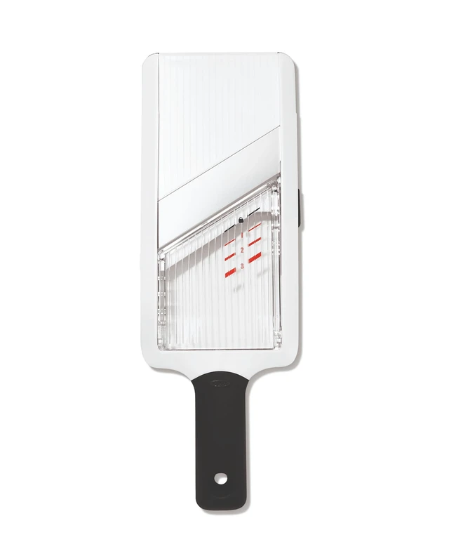 Alt view image 5 of 7 - Good Grips Handheld Mandoline Slicer with Non-Slip Handle for Kitchen | OXO Good Grips Handheld Mandoline Slicer for Kitchen, Adjustable Vegetable Slicer