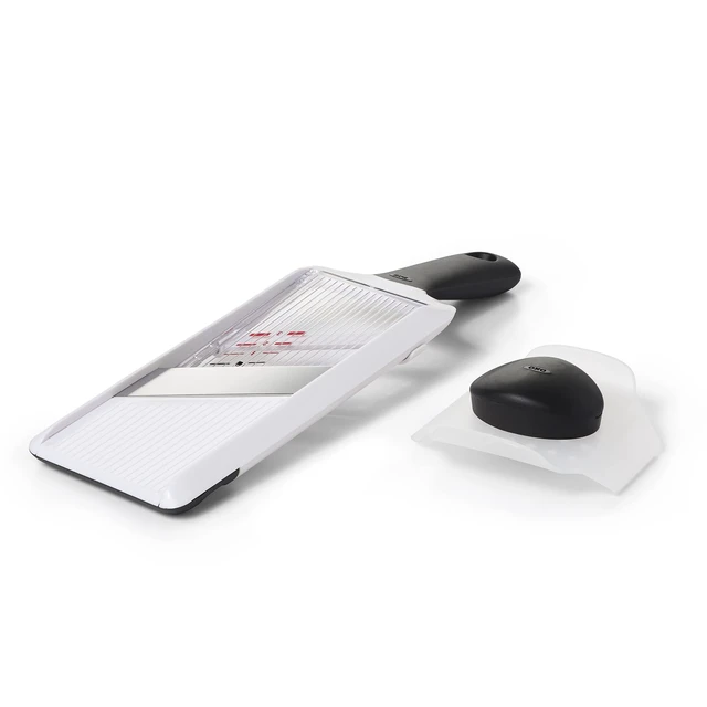 Alt view image 4 of 7 - Good Grips Handheld Mandoline Slicer with Non-Slip Handle for Kitchen | OXO Good Grips Handheld Mandoline Slicer for Kitchen, Adjustable Vegetable Slicer