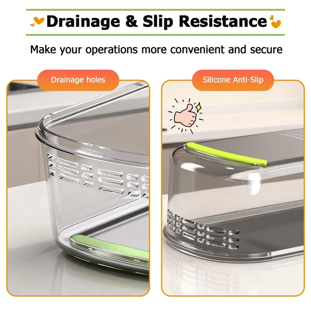 Alt view image 6 of 7 - 15 in 1 Vegetable Chopper with Container and Stainless Steel Blades | For onions, potatoes and vegetables. Large 1.5L container with drain basket for convenient washing and meal preparation