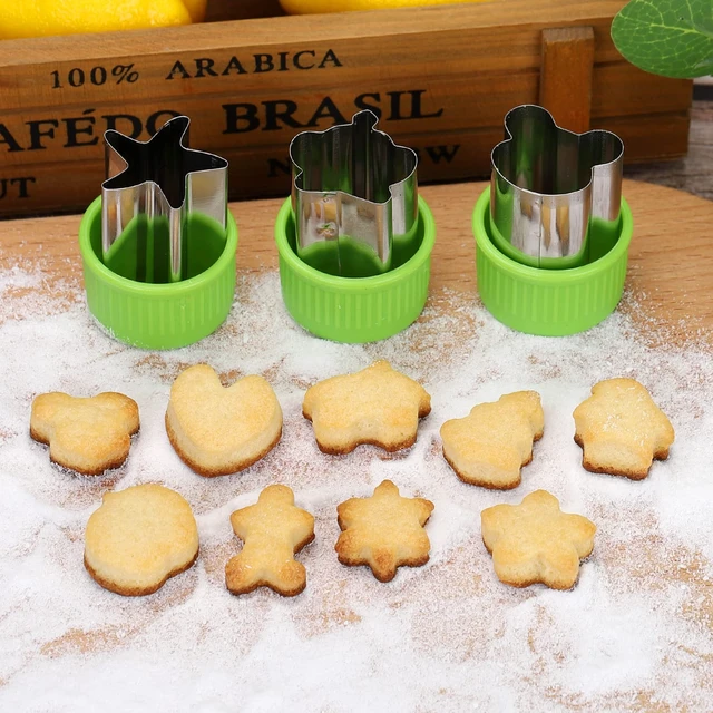 Alt view image 4 of 7 - 35 Pack Cookie Cutters Fruit Cutter Shapes Set Crinkle Cutter