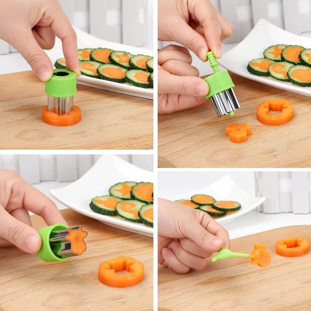 Alt view image 5 of 7 - 35 Pack Cookie Cutters Fruit Cutter Shapes Set Crinkle Cutter