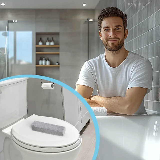 Alt view image 7 of 7 - 30 Pack Pumice Stone Toilet Bowl Cleaner, Pumice Scouring Stick | Pumice Stone for Cleaning Limescale, Hard Water Stains & Rust from Toilets, Tubs, Grills, Pools and More