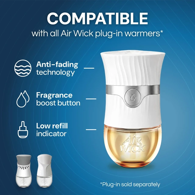 Alt view image 5 of 7 - Plug Refills, Deep Blue Sea & Beach Wood Scent, Essential Oils 5ct | Air Wick refills infused with essential oils, Deep Blue Sea & Beech Wood scent for a plug-in room freshener Air Freshener