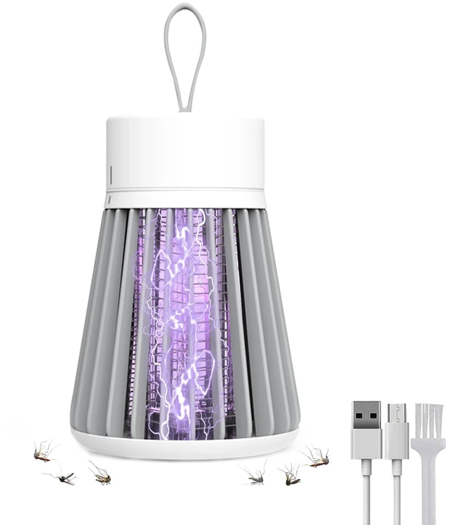 Main image of Bug Zapper for Indoor and Outdoor Use, Portable Electric Fly Zapper and Mosquito Trap with UV Purple Light, Cordless Insect Zapper Ideal for Home, Camping, Patio, Garden, and Kitchen