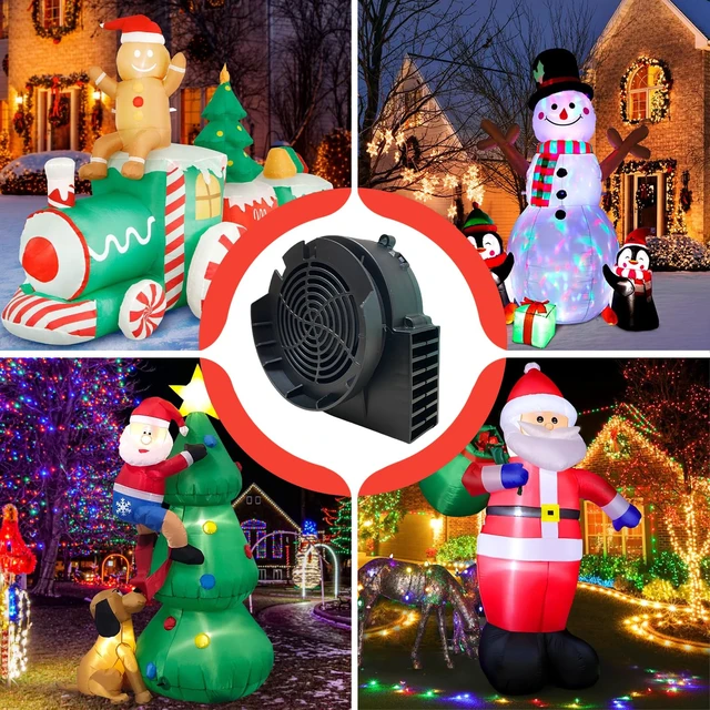 Alt view image 5 of 6 - Halloween Inflatable Fan Replacement, Adapter for Christmas Yard Inflatable | 1.5A Air Blower 2A Plug, for 8-12 ft Halloween Inflatable Xmas Yard Blow Up