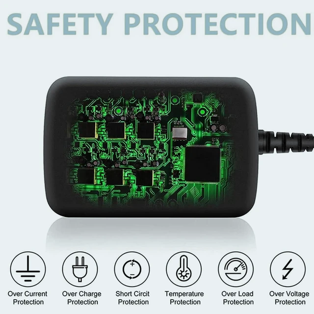 Alt view image 3 of 6 - AC DC Adapter Compatible with KRAFTGUN Model # YLM02 Hand Held Muscle Massage Gun Deep Tissue Percussion Therapy Vibrating Massager YLMO2 Power Supply Cord Cable Battery Charger