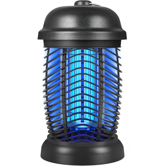 Main image of Bug Zapper Outdoor, 4200V Electric Mosquito & Fly Zapper, Black | Covers Up to 1/2 Acre, Fly Traps for Patio Backyard, 3 Prong Plug, 90-130V ABS Plastic Outer, Mosquito Killer