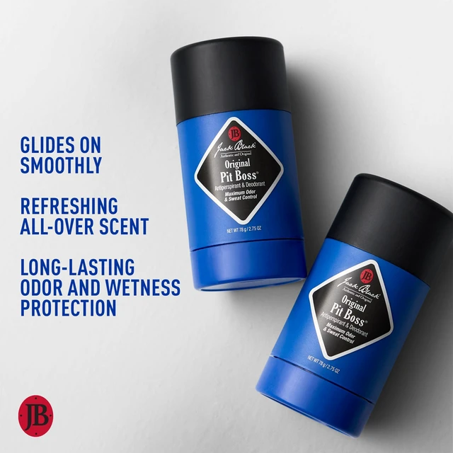 Alt view image 3 of 7 - Pit Boss Original Antiperspirant & Deodorant for Men, 2.75 oz | Long-lasting mens deodorant, All day wetness protection, Dries clear, No residue, No parabens, Sulfate free, All skin types