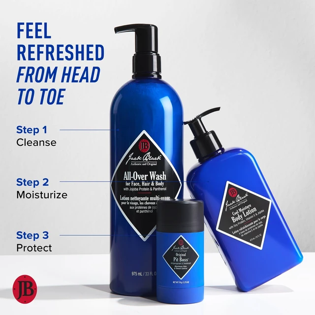Alt view image 4 of 7 - Pit Boss Original Antiperspirant & Deodorant for Men, 2.75 oz | Long-lasting mens deodorant, All day wetness protection, Dries clear, No residue, No parabens, Sulfate free, All skin types