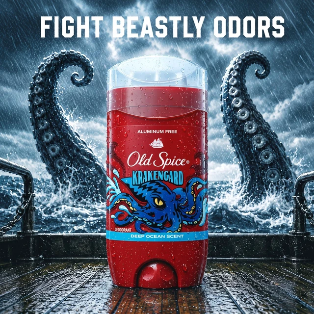 Alt view image 7 of 7 - Deodorant for Men, Aluminum Free, Krakengard, 3.0 oz Pack of 3 | Deep Ocean Notes | 24/7 Clear Odor Protection | Helps Fight Odors | 24/7 Freshness & Long-Lasting Scent | Wild Collection