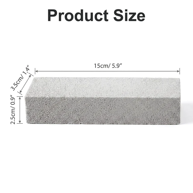Alt view image 2 of 7 - 60 Pcs Pumice Stone for Cleaning Stove, Pumice Stone Toilet Bowl Cleaner, Scouring Stones for Oven, Bathroom Tile, Kitchen, Pool, Hard Water Stain Remover, 5.9 x 1.4 x 0.9 in