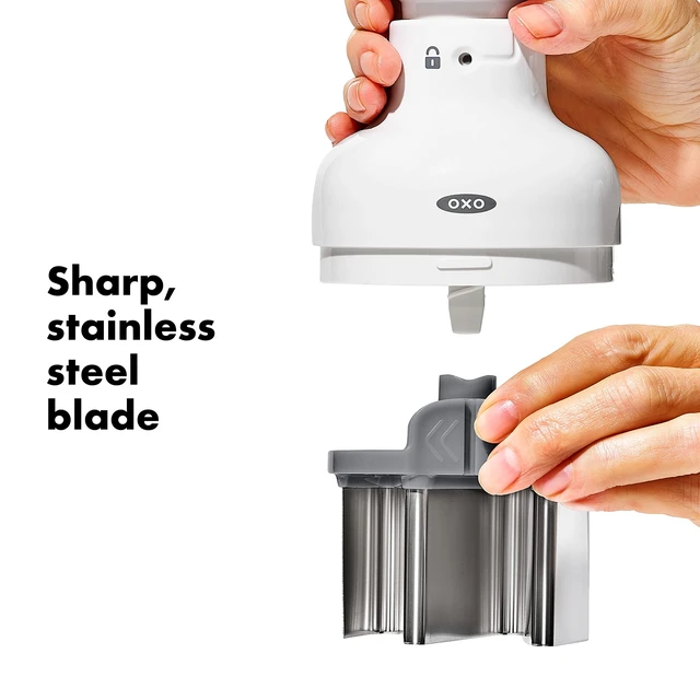 Alt view image 4 of 6 - Good Grips Vegetable Chopper with Easy-Grip Handle for Meal Prep | Dices Onions, Peppers & more, Soft Non-Slip Grip, Easy-press Blade, Container Catches Food, Kitchen Meal Prep Tool