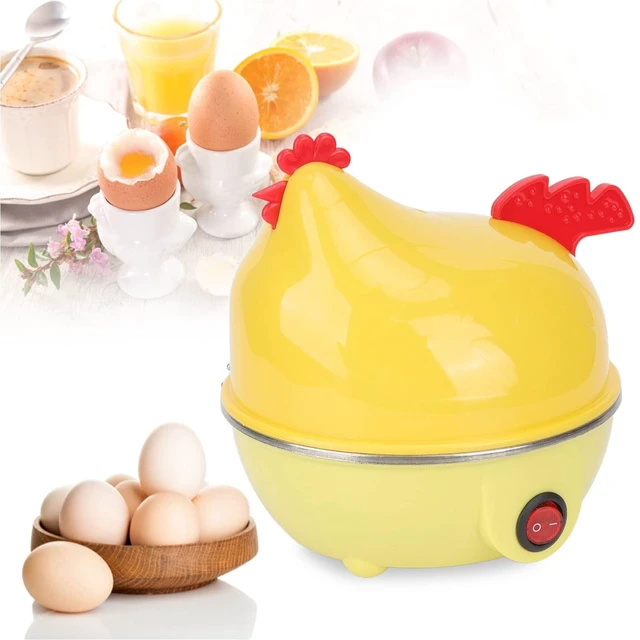 Main image of Egg Cooker, Electric Egg Cooker Multifunction Chicken Shape Rapid Egg Boiler 7 Egg Capacity Automatic Shut Off Mini Breakfast Machine(US 110V)