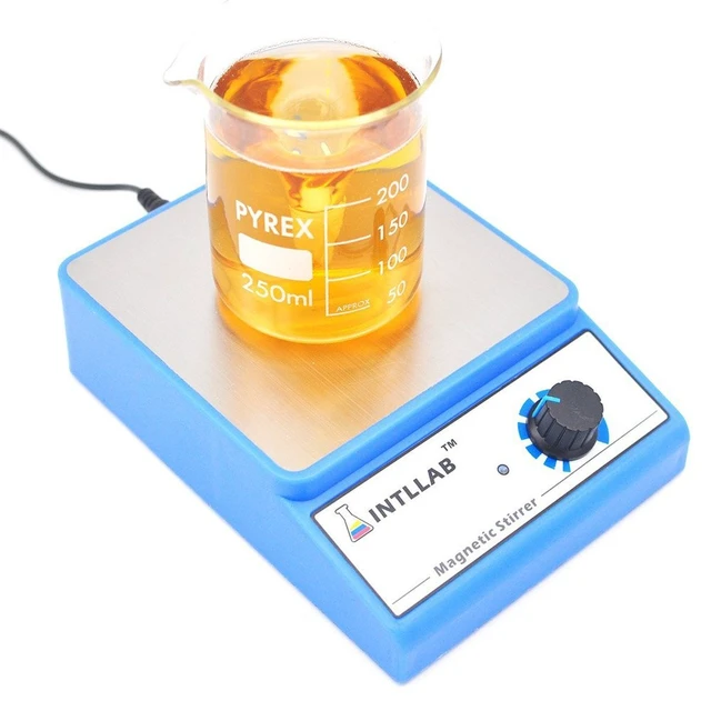 Alt view image 3 of 7 - Magnetic Stirrer Stainless Steel Magnetic Mixer with stir bar (No Heating) Max Stirring Capacity: 3000ml
