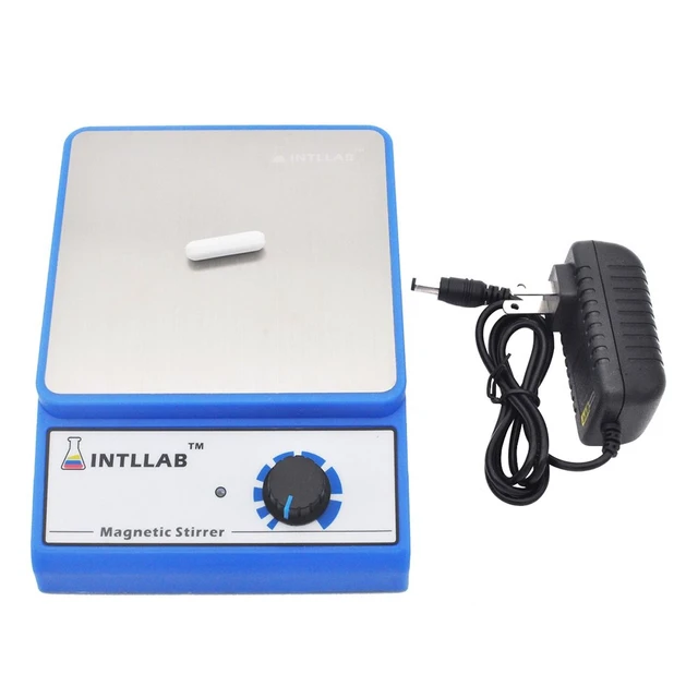 Alt view image 4 of 7 - Magnetic Stirrer Stainless Steel Magnetic Mixer with stir bar (No Heating) Max Stirring Capacity: 3000ml