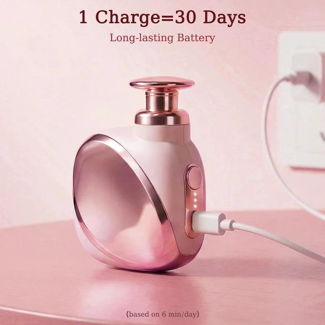 Alt view image 3 of 7 - Mini Massage Gun, Smaller Neck Massager with 4 Head | Deep Tissue Massager Gun with Quiet Motor, High-Power & Adjustable Speed, Legs, Shoulder & Back Massager,Gift Idea, Pink