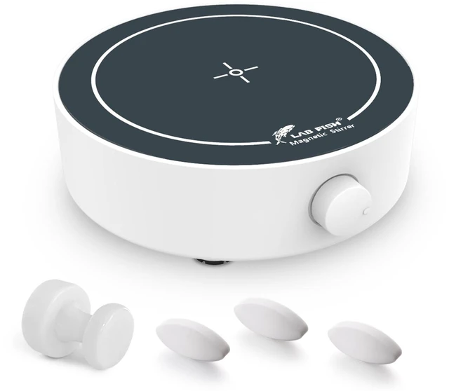Main image of MS3 Magnetic Stirrer Mixer Stir Plate Set | 1800RPM, 3000ml capacity, includes 3 stir bars & retriever, compact for lab & homebrew