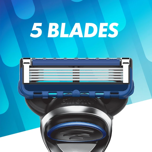 Alt view image 4 of 7 - 5 Men's 5-Blade Razor Blade Refills, 12 Count