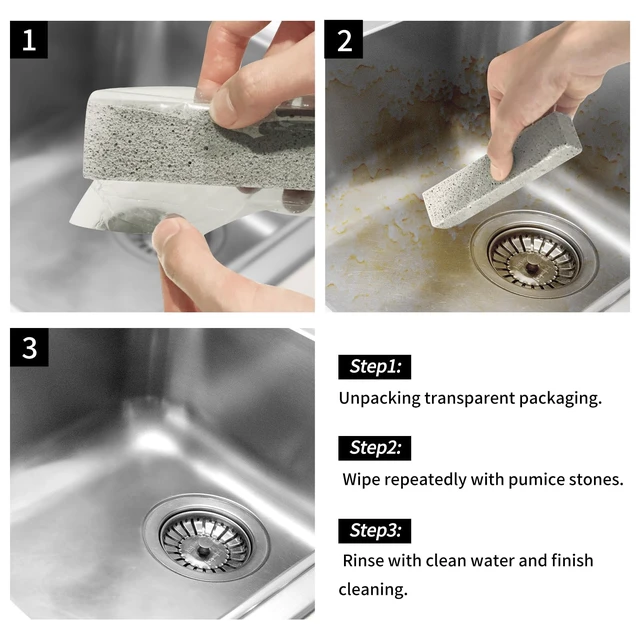 Alt view image 6 of 7 - 36 Pack Pumice Stones Toilet Bowl Cleaner Sticks | Scouring pad pumice cleaner for toilet, bathtubs, kitchen sink, grill, household use, 5.9 inch