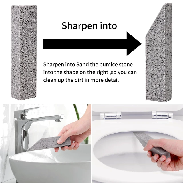 Alt view image 7 of 7 - 36 Pack Pumice Stones Toilet Bowl Cleaner Sticks | Scouring pad pumice cleaner for toilet, bathtubs, kitchen sink, grill, household use, 5.9 inch