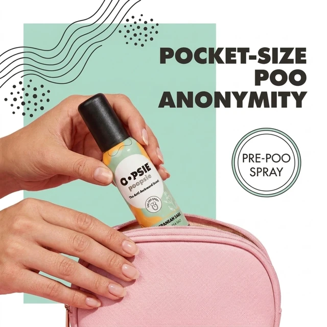 Alt view image 3 of 7 - Toilet Spray Before & After You Go Bathroom Odor Eliminator & Neutralizer Spray, Travel Size with Essential Oils, TSA Approved Mediterranean Sage 4 Pack 2 Oz.