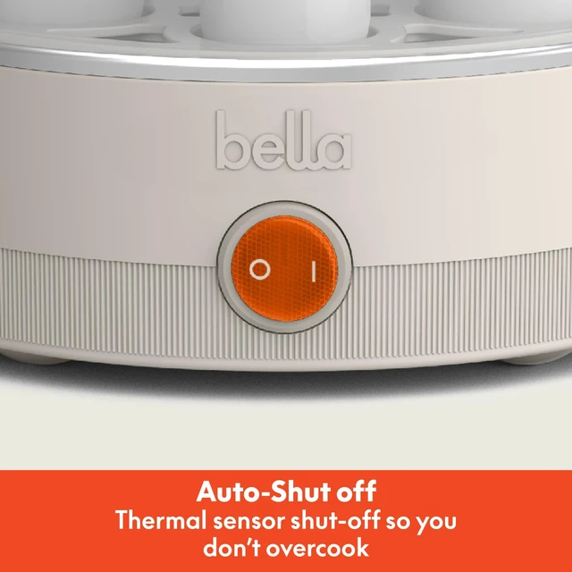 Alt view image 5 of 7 - Electric Egg Cooker, 14 Eggs Capacity Tray, Double Stack, for Poached, Scrambled, Hard, Medium & Soft Boiled Eggs, Omelets and Steamed Dumplings, Auto Shutoff, 360 Watt, Oatmilk