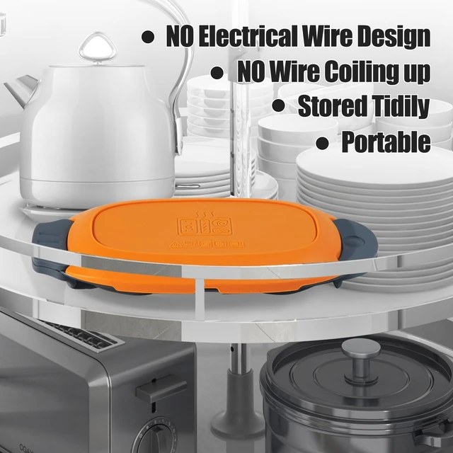 Alt view image 6 of 7 - Quick-Heat Microwave Egg Cooker,Poacher,Fryer for 2 Eggs,Omelet | Multi-use Breakfast Sandwich Maker,Removable Silicone Handles,BPA/PFOA-Free,Dishwasher-Safe,Portable for RV,Dorm,Gift(Orange)