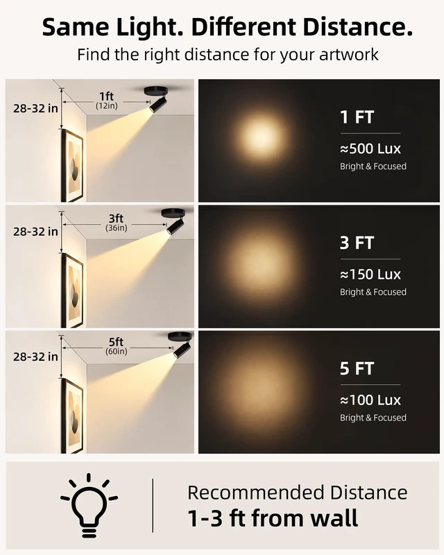 Alt view image 6 of 7 - Indoor Spotlights, Picture Lights For Wall, Plant Up lights | 5000mAh Rechargeable Battery, with Remote, Mini, Wireless, Magnetic, Timer, 3 Color Temps, Plant, Art, Wall Decor, 2-Pack