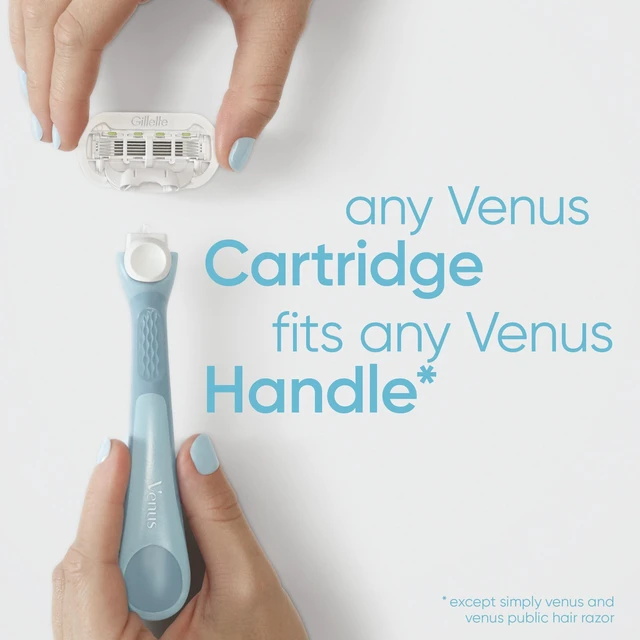 Alt view image 7 of 7 - Extra Smooth 4 count, plus Gillette Venus Extra Smooth Sensitive 2 count, 5-Bladed Women's Razor Blade Refills