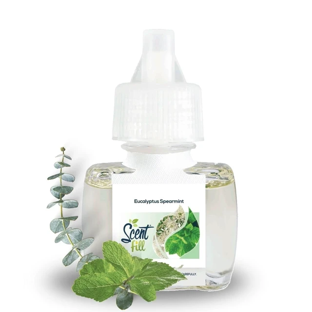 Alt view image 2 of 6 - Eucalyptus Spearmint Plug in Air Freshener, 4 Scented Oil Refills