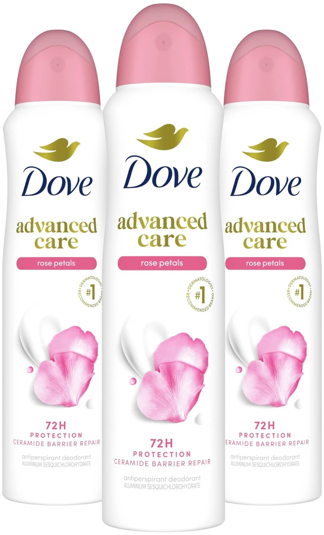 Main image of Advanced Care Antiperspirant Deodorant Rose Petals 3.8 oz 3PK | Antiperspirant protection with a rose petals fragrance for lasting freshness.
