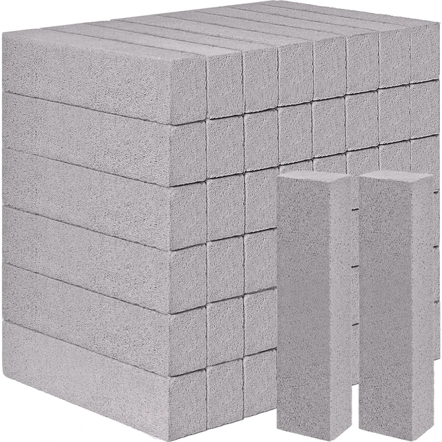 Main image of 50 Pieces Pumice Stone for Toilet Bowl Cleaning, Pumice Scouring Stick Hard Water Stain Remover, Cleaning Pumice Stones for Toilet, Stove, Oven, Bathroom, Grill, Kitchen, Sinks