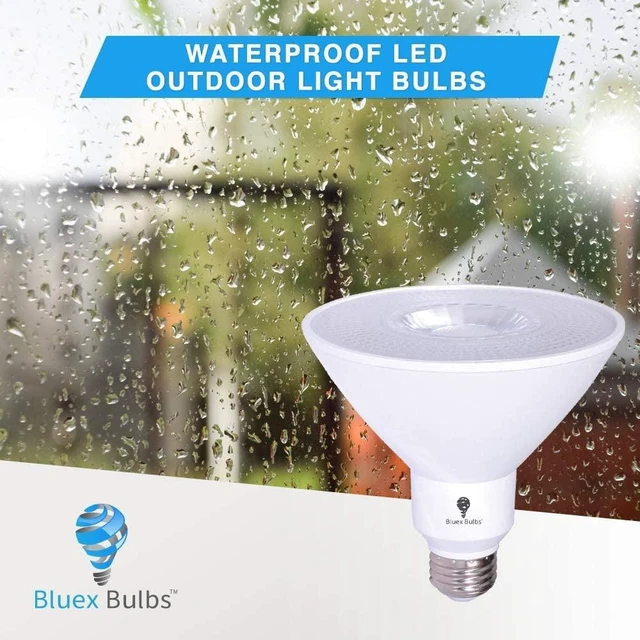 Alt view image 5 of 6 - 4 Pack PAR38 Amber Yellow LED Bug Light Bulb Outdoor LED Flood Light Bulb 17W 170 Watt Equivalent Dimmable Waterproof E26 Bug LED Yellow Light Bulbs Warm Bug-Free Lighting for Home Insect Repellent