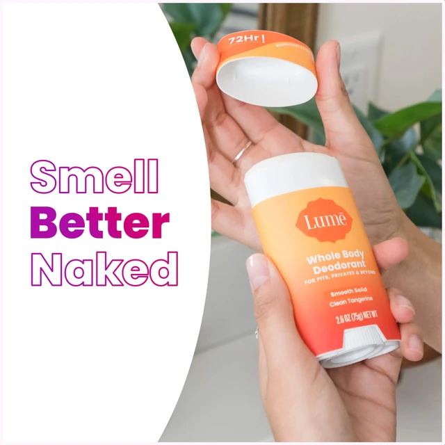 Alt view image 7 of 7 - Whole Body Deodorant - Solid Stick - 2.6 oz, 2 pk (Clean Tangerine) | 72-Hour Odor Control, Aluminum & Baking Soda Free, Skin-Safe, Whole-Body Deodorant for Women
