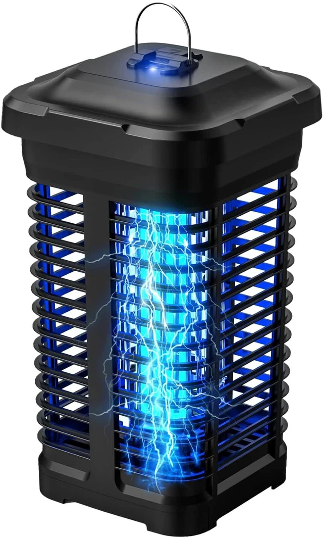 Main image of 4300V 18W Bug Zapper, Electric Mosquito Killer | Indoor Outdoor, Electric Mosquito Killer, Mosquito Trap Fly Zapper Insect Killer with Light Sensor for Home, 4300V