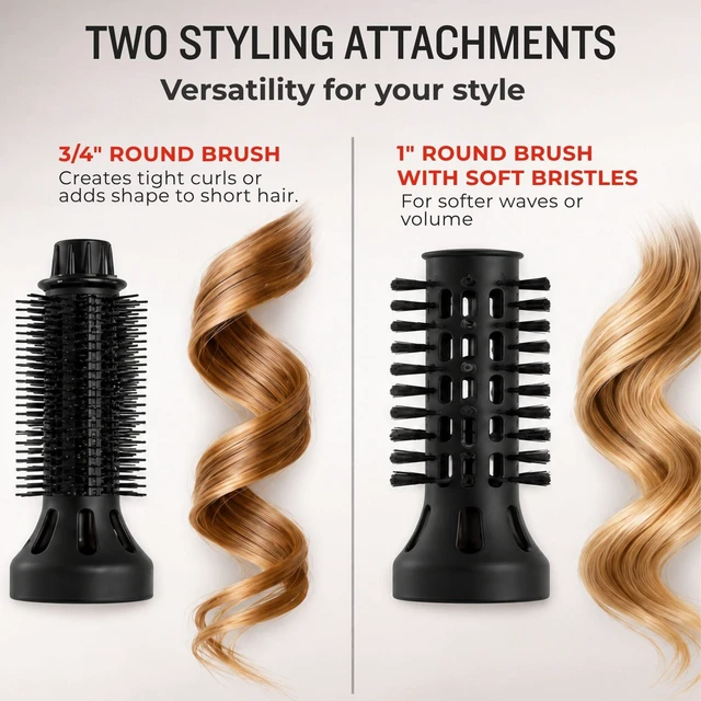 Alt view image 4 of 7 - MyStylist Air Styler AS1119NA, 2-in-1 Hot Air Brush