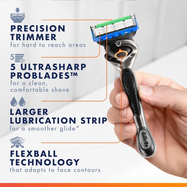 Alt view image 3 of 7 - ProGlide Razor Refills for Men, 8 Razor Blade Refills