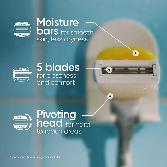 Alt view image 2 of 7 - ComfortGlide Womens Razor Blade Refills, 6 Count, Infused with Olay Coconut Scent