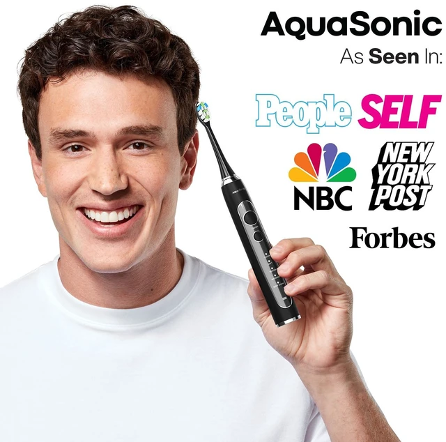 Alt view image 7 of 7 - Elite Ultra-Whitening Toothbrush ADA Accepted Power Toothbrush - 8 Proflex Brush Heads & Travel Case 50,000 VPM Motor & Wireless Charging - 5 Modes w Smart Timer (Black)