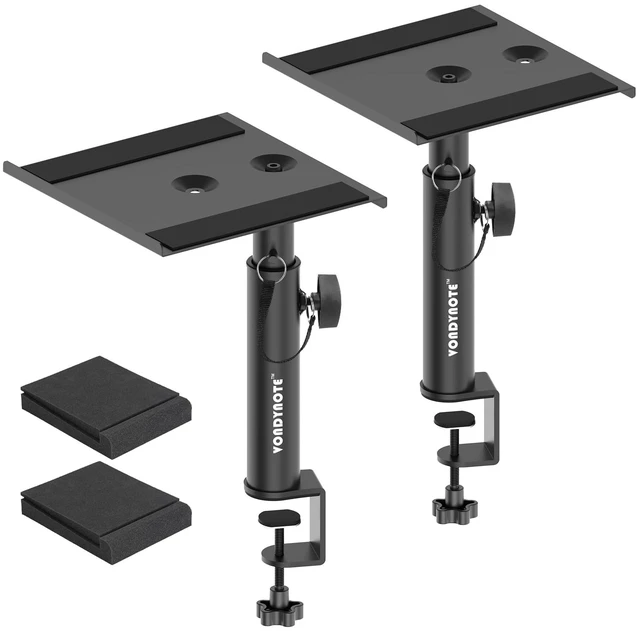 Main image of Studio Monitor Stands Clamp Speaker Stands with Isolation Pads